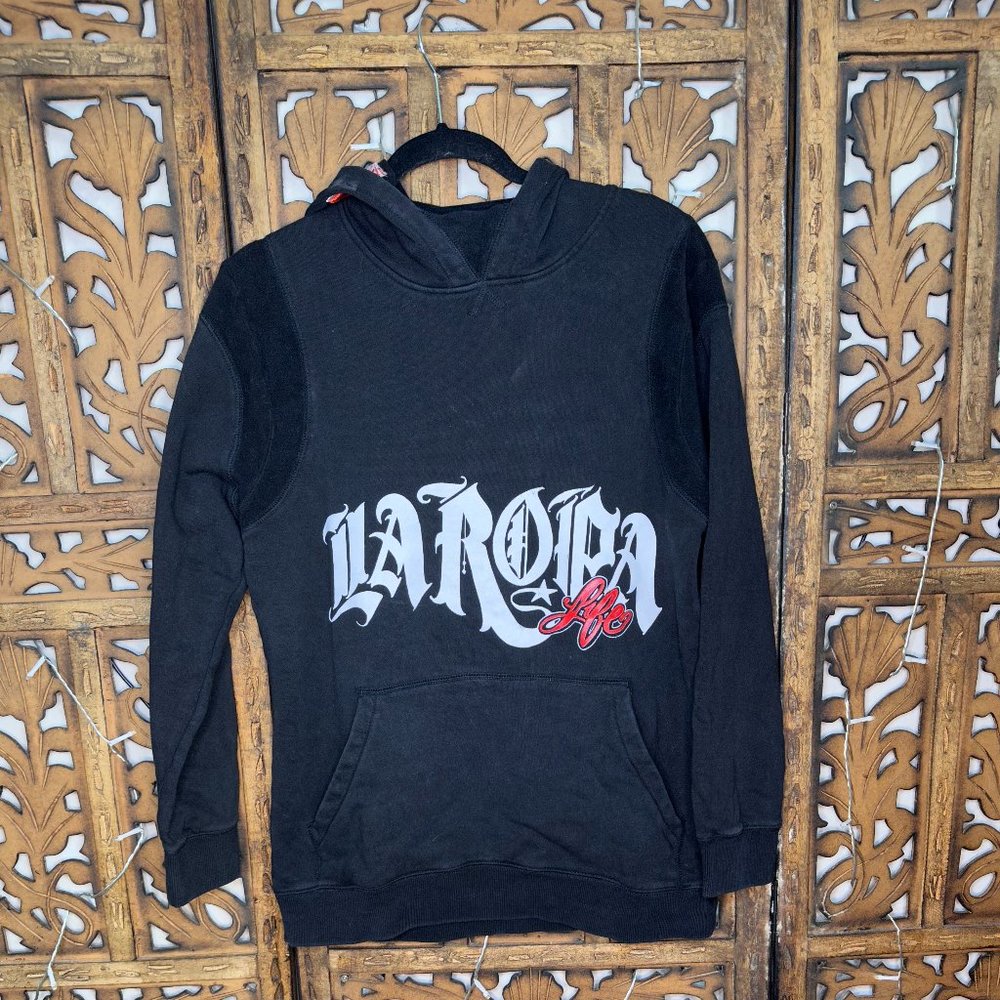 La Ropa "War is Near" Black Hoodie